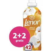 Lenor 2+2 gratis: Wasverzachter Amber & Orchidee 42 Wasbeurten 882 ml