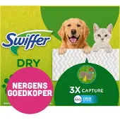 Swiffer 3x Vloerreiniger Droge Vloerdoekjes Odor Defense Lemon 72 Stuks