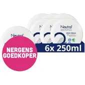 Neutral - 0% Body Cream - Parfumvrije - 6 x 250 ml