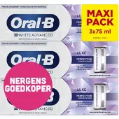 Oral-B Tandpasta Luxe Perfection Whiteness 3x75 ml