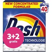Dash 3+2 gratis: Waspoeder Witter Dan Wit 40 Wasbeurten 2 kg