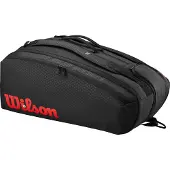 Wilson Tennistas Clash V3 15-Pack Racquet Bag Black/Infrared