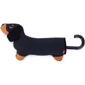 Balvi Paraplu Teckel Hond Zwart met Hoes