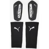 Puma Ultra Light Sleeve Scheenbeschermers Zwart Zilver