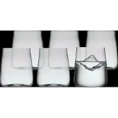 Lyngby Glas Waterglas Glas Krystal Zero 420 ml (6-delig)