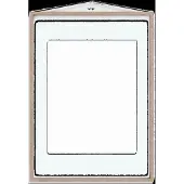 MOEBE eikenhouten lijst 50x70 cm Transparent, Wood, Black