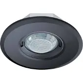 ESYLUX EP10451768 Aanwezigheidsmelder (plafond) Inbouw (in muur) 360 ° Zwart IP20