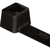Hellermanntyton 111-05060 T80R-W-BK-C1 Kabelbinder 210 mm 4.70 mm Zwart Weerbestendig 100 stuk(s)