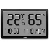 Hama 00222232 Thermo- en hygrometer Zwart