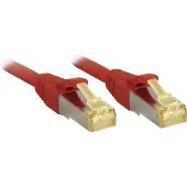 Lindy 47294 Patchkabel, 2.00 meter, RJ45, S/FTP, LSOH, met Cat7 koperen kern, rood