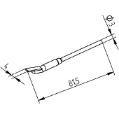 Ersa 0452FDLF040/SB Desoldeerpunt Grootte soldeerpunt 4 mm Lengte soldeerpunt: 4 mm Inhoud: 2 stuk(s)