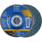 PFERD TOOLS 67668115 PFF 115 Z 80 PSF STEELOX Lamellenschijf Diameter 115 mm Boordiameter 22.23 mm Korrelgrootte (num) 80 RVS, Staal 10 stuk(s)