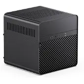Jonsbo N2, Kostka, PC, Zwart, ITX, Aluminium, Staal, Thuis/kantoor