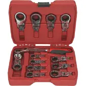 Ks Tools 503.4820 Ratelringsleutelset, 13-delig