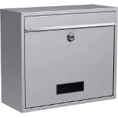 Basi 2170-0408 BK 900 Brievenbus RVS Sleutelslot