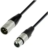 Adam hall 4 STAR DMF 2000 XLR Verbindingskabel [1x XLR-stekker 3-polig - 1x XLR-bus 3-polig] 20 m Zwart