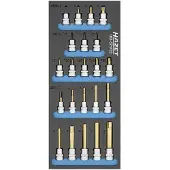 Hazet 163-571/22 163-571/22 Dopsleutelinzetset 3/8 (10 mm)