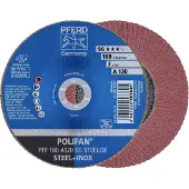 PFERD TOOLS 67612185 PFF 180 A 120 SG STEELOX Lamellenschijf Diameter 180 mm Boordiameter 22.23 mm Korrelgrootte (num) 120 RVS, Staal 10 stuk(s)