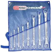 Ks Tools 518.3100 5183100 Dubbele ringsleutelset Sleutelbreedte (inch) 1 1/4