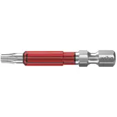Wiha 42131 TY-Bit ISR T25 Länge 49mm Innensechsrund, 1/4-Aufnahme Torx-bit Aandrijving: 1/4 (6,3 mm) Uitvoering: TX TX 25 49 mm