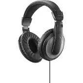 Hama Tv-koptelefoon ShellTV II, over-ear, eenzijdig, lange kabel (6m), zwart