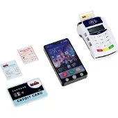 Klein 7274 POS terminal en kinderen mobiele telefoon smartphone met licht, geluid en contactloze betaalfunctie speelgoed voor kinderen vanaf 3 jaar