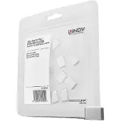 Lindy Sleutel voor USB-C-poort Set van 10 stuks Wit Sleutelslot Zonder sleutel 40439