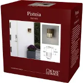 Konstsmide Design Wandlamp Pistoia Roestbruin Met Wit Glas