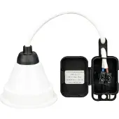 InterBaer MAXI GU10 Serie 1000 1000-508.01 Siliconebehuizing 35 W Wit