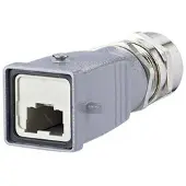 Metz - BTR E-DAT Industry IP67 V5 metal plug housing Industry IP67 V5 1401065000ME Wartelbehuizing Grijs 1 stuk(s)