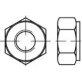 Toolcraft 137627 Zeskantmoeren M39 DIN 2510 Staal 1 stuk(s)