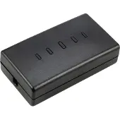 InterBaer 8122-004.01 LED-snoerdimmer Zwart uit/aan Schakelvermogen (min.) 4 W Schakelvermogen (max.) 160 W 1 stuk(s)