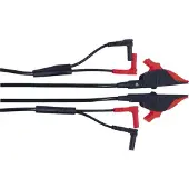 Gossen KC4 Meetsnoerenset Krokodilklem Stekker 4 mm 1.20 m 1 stuk(s)
