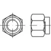 Toolcraft 159294 Borgmoeren M12 Staal Galvanisch verkoperd 100 stuk(s)
