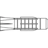 Toolcraft TO-5455098 Plug 51 mm 100 stuk(s)