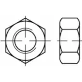 Toolcraft TO-5453556 Zeskantmoeren M20 25 stuk(s)