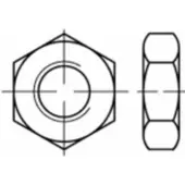 Toolcraft TO-5453601 Zeskantmoeren M3 Messing 1000 stuk(s)