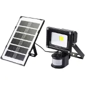 Sygonix SY-5461108 Spot op zonne-energie met bewegingsmelder 10 W Lichtkleur (naam): Neutraalwit