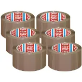 TESA PP verpakkingstape 4195 - B 50 mm x L 66 m - 6 rollen - bruin