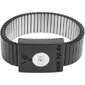 BJZ A-64119 Metalen ESD-armband Zwart