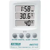 Extech 445702 445702 Thermo- en hygrometer Wit