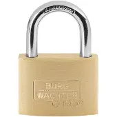 Burg wachter 33691 Hangslot 50.00 mm Verschillend sluitend Messing Sleutelslot