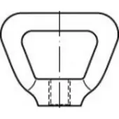 Toolcraft TO-9985209 Kooimoeren M22 80704 Messing 5 stuk(s)