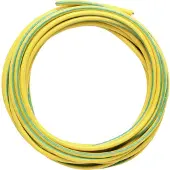 Quadrios 25CW107 Enkele ader LiFY 10 mm² Geel-groen 3 m