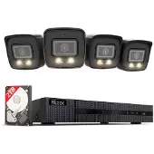 HiLook IK28P-460B IP-Netwerk-videorecorderset LAN, Kabelgebonden, Digitaal, Patchkabel