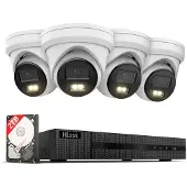 HiLook IK28P-460T IP-Netwerk-videorecorderset LAN, Kabelgebonden, Digitaal, Patchkabel