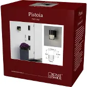 Konstsmide Design Wandlamp Pistoia Zwart Met Wit Glas