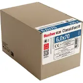 Fischer 573073 Spaanplaatschroef 70 mm TX 200 stuk(s)