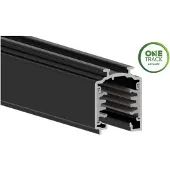Brumberg ONETRACK 3-fasen railsysteem, wit, lengte 300 cm 3-Phasen, dimbaar, wit / opaal, Aluminium