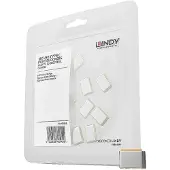 Lindy Sleutel voor USB-C-poort Set van 10 stuks Oranje Zonder sleutel